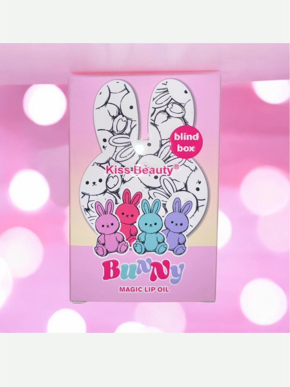 Bunny Blind box lip oil keychain